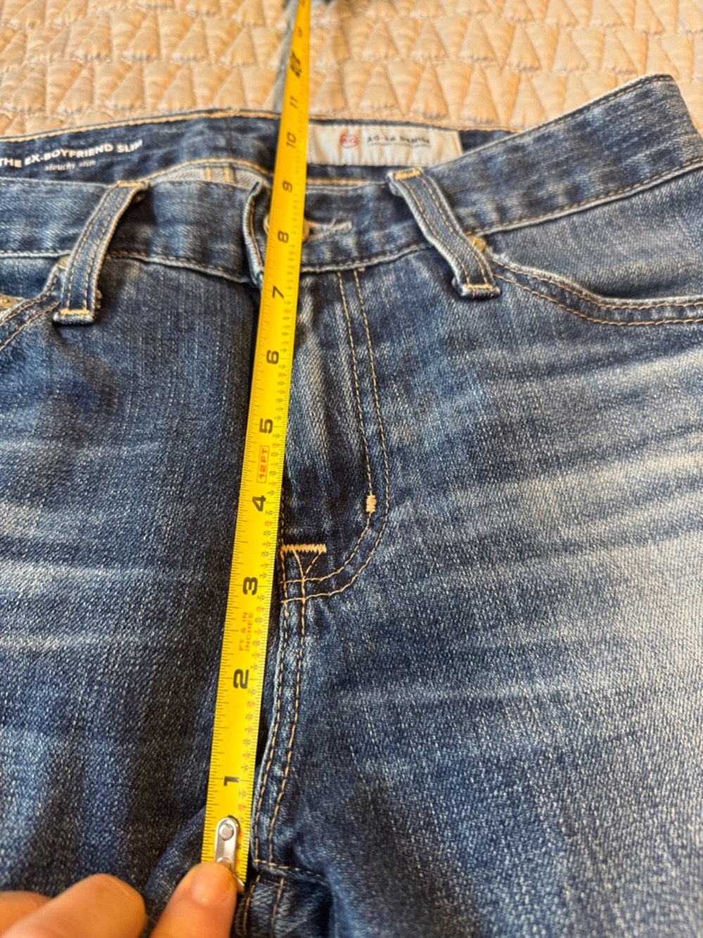 AG The Ex-Boyfriend Slouchy Slim jeans Size 24 - Picture 5 of 12